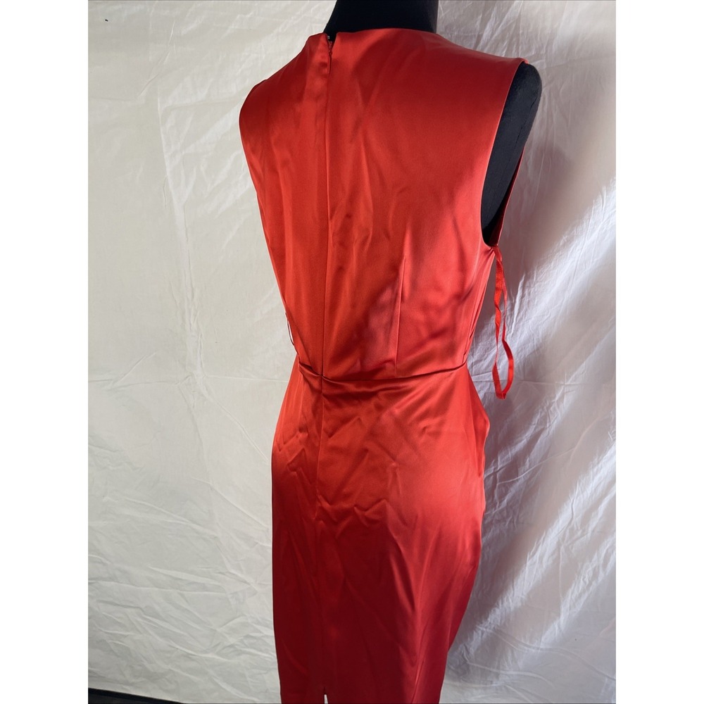Donna Karan Women Sleeveless Red Dress Size 2 - Picture 5 of 16